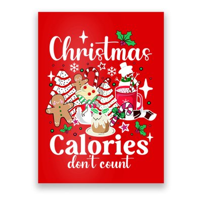 Christmas Calories DonT Count Poster