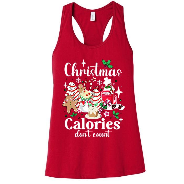 Christmas Calories DonT Count Womens Tank Top