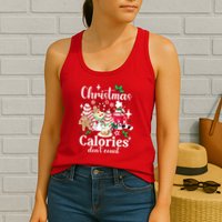 Christmas Calories DonT Count Womens Tank Top