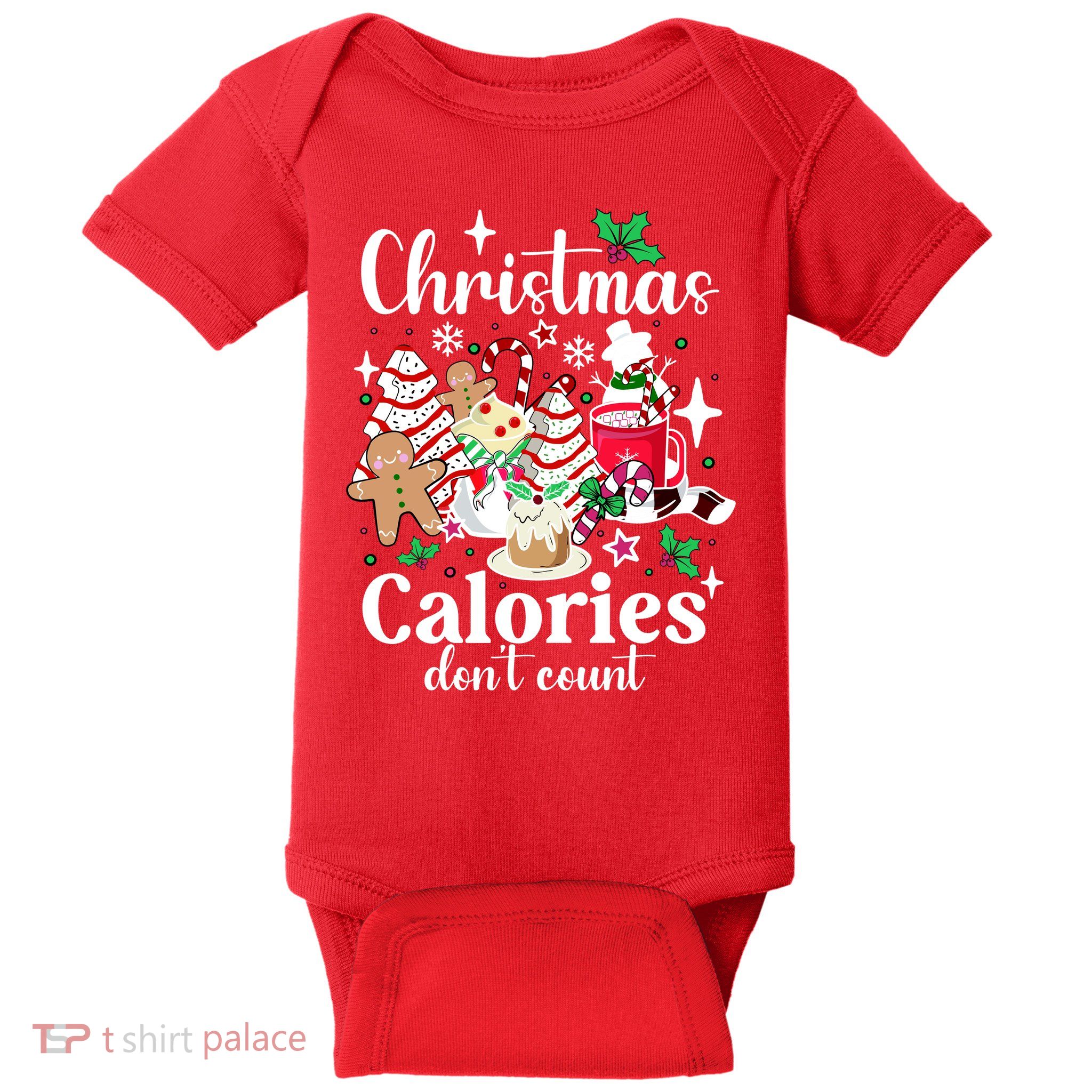 Christmas Calories DonT Count Baby Bodysuit