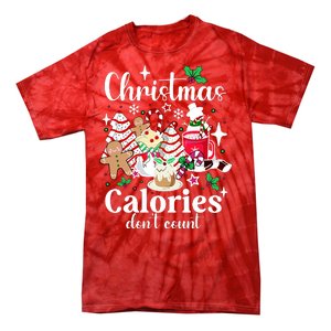 Christmas Calories DonT Count Tie-Dye T-Shirt