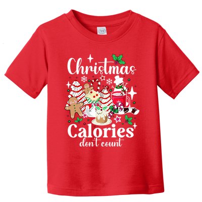 Christmas Calories DonT Count Toddler T-Shirt