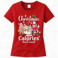 Christmas Calories DonT Count Womens T-Shirt