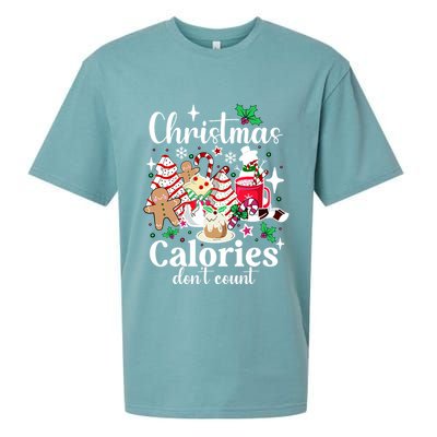 Christmas Calories DonT Count Sueded Cloud Jersey T-Shirt