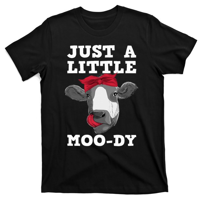 Cute Cow Design Dairy Cow Lover Cattle Farming T-Shirt