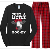 Cute Cow Design Dairy Cow Lover Cattle Farming Long Sleeve Pajama Set