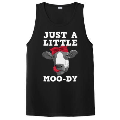 Cute Cow Design Dairy Cow Lover Cattle Farming PosiCharge Competitor Tank