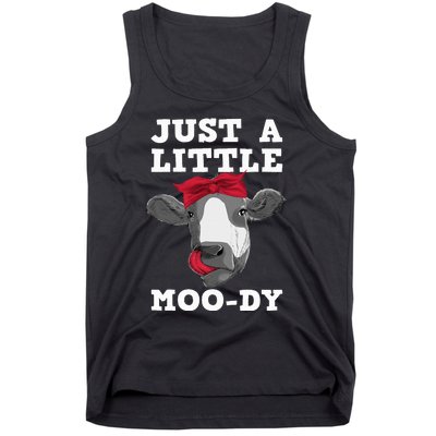 Cute Cow Design Dairy Cow Lover Cattle Farming Tank Top