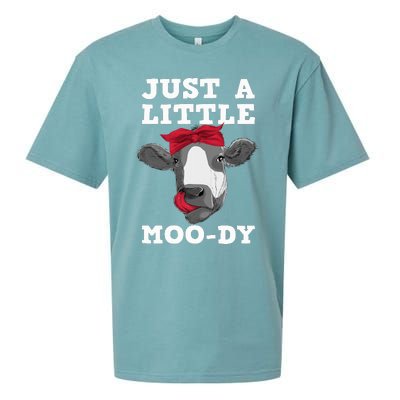 Cute Cow Design Dairy Cow Lover Cattle Farming Sueded Cloud Jersey T-Shirt