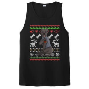 Cane Corso Dog Santa Claus Ugly Christmas Pattern Xgiftmas Gift PosiCharge Competitor Tank