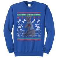 Cane Corso Dog Santa Claus Ugly Christmas Pattern Xgiftmas Gift Sweatshirt