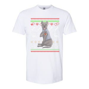 Cane Corso Dog Santa Claus Ugly Christmas Pattern Xgiftmas Gift Softstyle CVC T-Shirt