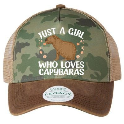 Cool Capybara Design For Women Rodent Animal Capybara Legacy Tie Dye Trucker Hat