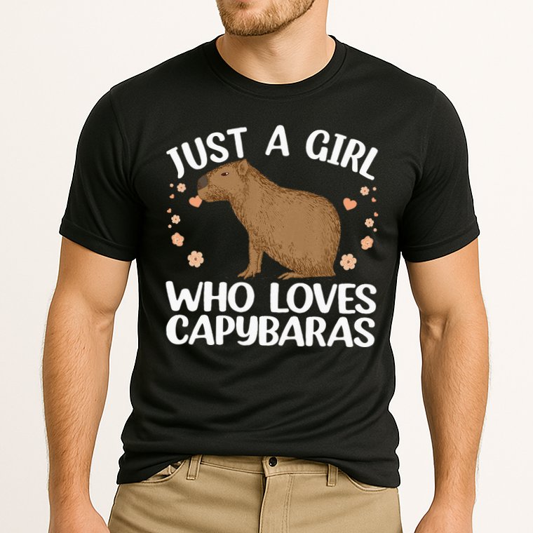 Cool Capybara Design For Women Rodent Animal Capybara Performance Shirt