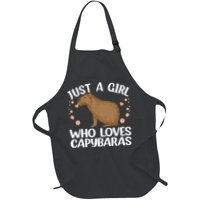 Cool Capybara Design For Women Rodent Animal Capybara Apron