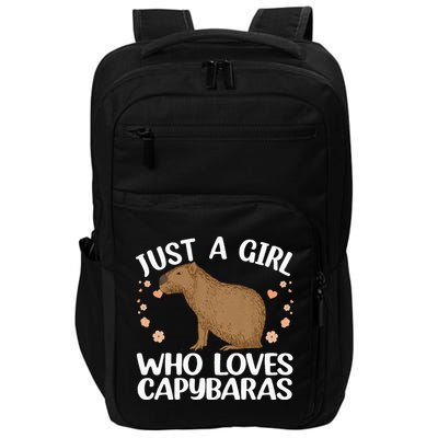 Cool Capybara Design For Women Rodent Animal Capybara Impact Tech Backpack