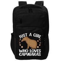 Cool Capybara Design For Women Rodent Animal Capybara Impact Tech Backpack