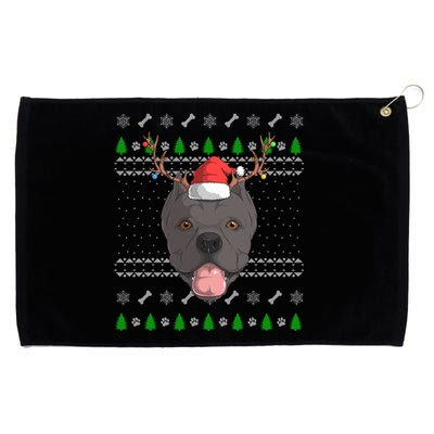 Cane Corso Dog Santa Claus Ugly Christmas Xmeaningful Giftmas Canine Gift Grommeted Golf Towel