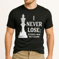 Classic Chess Design I Never Lose I Either Win Or Learn Performance Shirt
