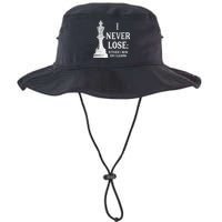 Classic Chess Design I Never Lose I Either Win Or Learn Legacy Cool Fit Booney Bucket Hat