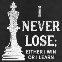Classic Chess Design I Never Lose I Either Win Or Learn Hat