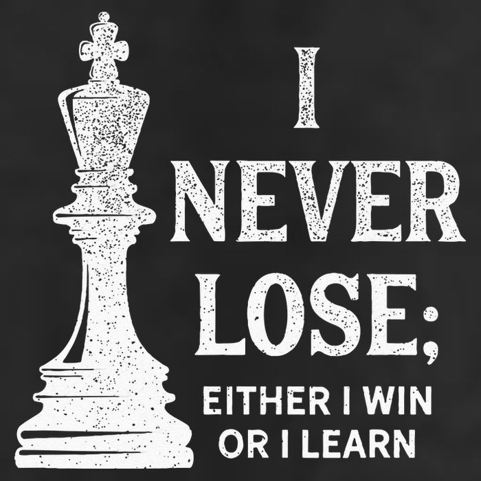 Classic Chess Design I Never Lose I Either Win Or Learn Hat