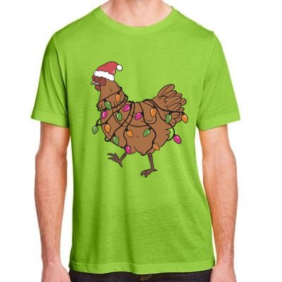 Christmas Chicken Dtf Transfer Ready To Press Direct To Film Hot Or Cold Peel Adult ChromaSoft Performance T-Shirt