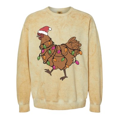 Christmas Chicken Dtf Transfer Ready To Press Direct To Film Hot Or Cold Peel Colorblast Crewneck Sweatshirt