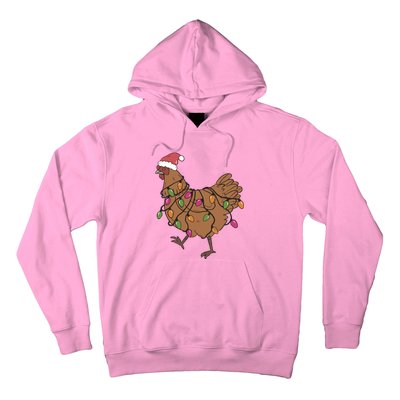 Christmas Chicken Dtf Transfer Ready To Press Direct To Film Hot Or Cold Peel Hoodie