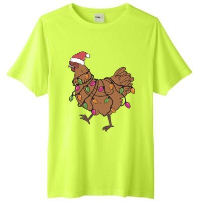 Christmas Chicken Dtf Transfer Ready To Press Direct To Film Hot Or Cold Peel Tall Fusion ChromaSoft Performance T-Shirt