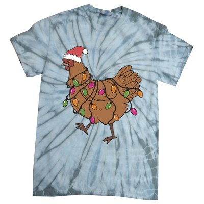 Christmas Chicken Dtf Transfer Ready To Press Direct To Film Hot Or Cold Peel Tie-Dye T-Shirt