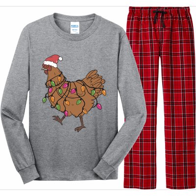 Christmas Chicken Dtf Transfer Ready To Press Direct To Film Hot Or Cold Peel Long Sleeve Pajama Set