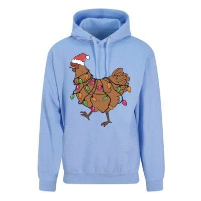 Christmas Chicken Dtf Transfer Ready To Press Direct To Film Hot Or Cold Peel Unisex Surf Hoodie