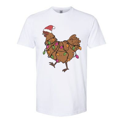 Christmas Chicken Dtf Transfer Ready To Press Direct To Film Hot Or Cold Peel Softstyle CVC T-Shirt