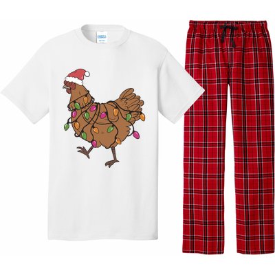 Christmas Chicken Dtf Transfer Ready To Press Direct To Film Hot Or Cold Peel Pajama Set