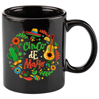 Celebrate Cinco De Mayo 11oz C Handle Ceramic Mug