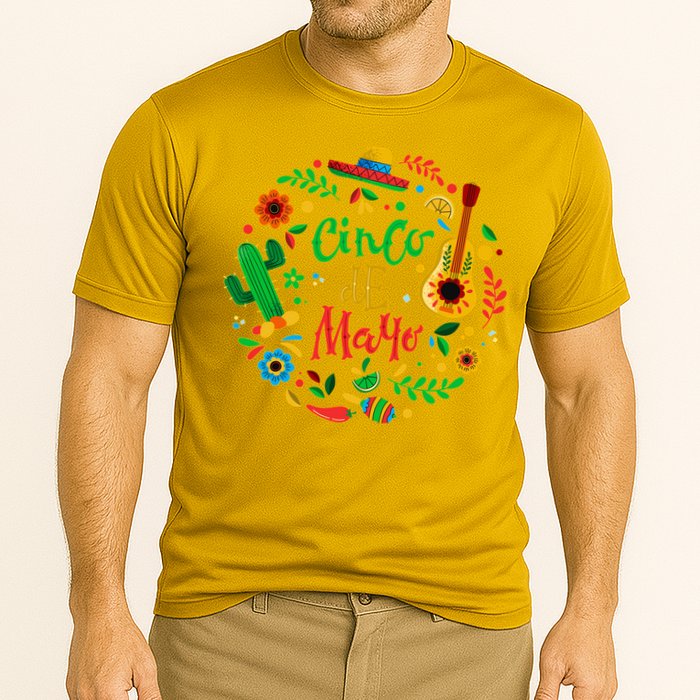 Celebrate Cinco De Mayo Cooling Performance Crew T-Shirt