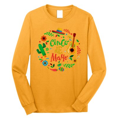 Celebrate Cinco De Mayo Long Sleeve Shirt