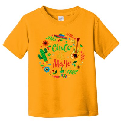 Celebrate Cinco De Mayo Toddler T-Shirt