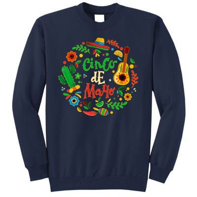 Celebrate Cinco De Mayo Tall Sweatshirt