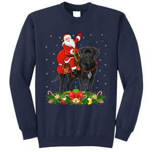 Cane Corso Dog Xmas Funny Santa Riding Cane Corso Christmas Gift Sweatshirt