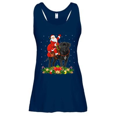 Cane Corso Dog Xmas Funny Santa Riding Cane Corso Christmas Gift Ladies Essential Flowy Tank