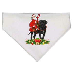 Cane Corso Dog Xmas Funny Santa Riding Cane Corso Christmas Gift USA-Made Doggie Bandana