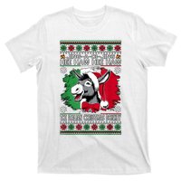 Chingedy Ching Dominick The Italian Christmas Donkey Xmas T-Shirt