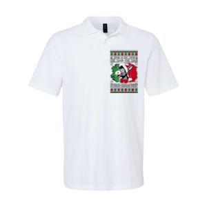 Chingedy Ching Dominick The Italian Christmas Donkey Xmas Softstyle Adult Sport Polo