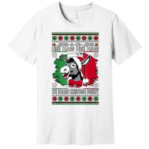 Chingedy Ching Dominick The Italian Christmas Donkey Xmas Premium T-Shirt