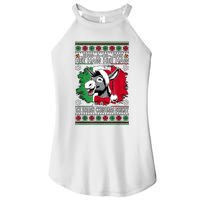 Chingedy Ching Dominick The Italian Christmas Donkey Xmas Women's Perfect Tri Rocker Tank