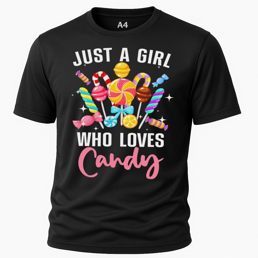 Cute Candy Design For Women Sweets Candy Lover Cooling Performance Crew T-Shirt