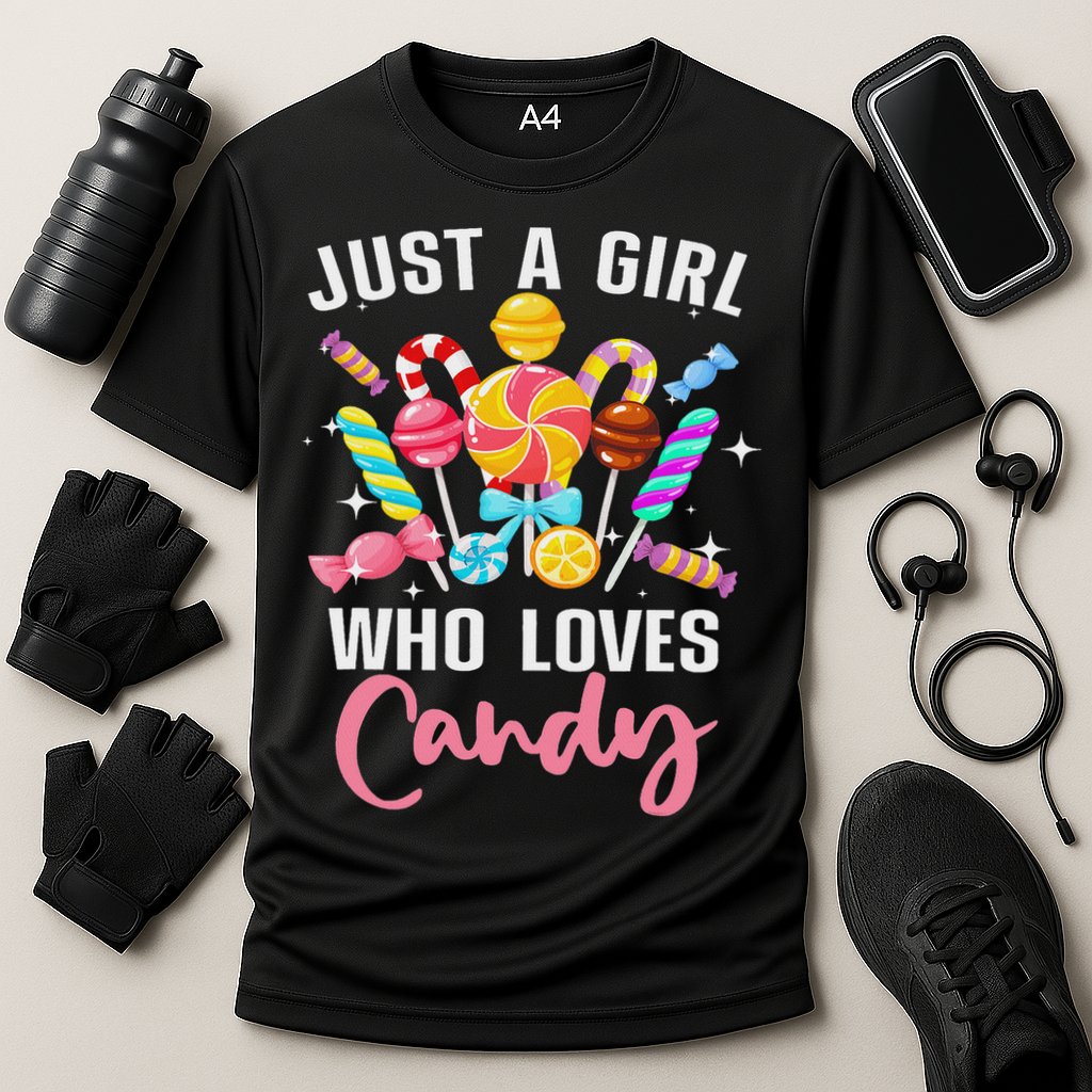 Cute Candy Design For Women Sweets Candy Lover Cooling Performance Crew T-Shirt