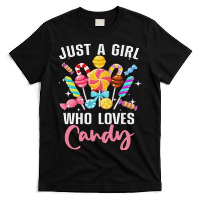 Cute Candy Design For Women Sweets Candy Lover T-Shirt